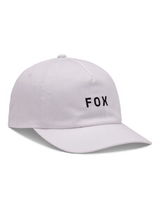 Kšiltovka Fox W Wordmark Adjustable Hat bílá one size