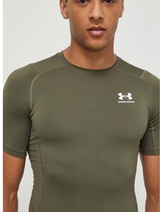 Tréninkové tričko Under Armour zelená barva, 1361518