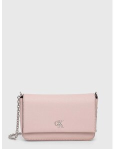 Kabelka Calvin Klein Jeans růžová barva, K60K611971
