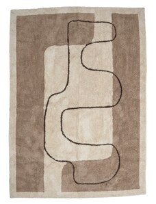 Hnědý koberec Bloomingville Bet 150 x 215 cm