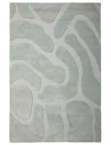 Zelený vlněný koberec Bloomingville Darlington 130 x 200 cm