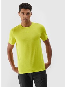 4F Pánské běžecké rychleschnoucí tričko - zelené