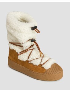 Dámské kožené zimní boty Moon Boot Resort Ltrack Polar Shearling