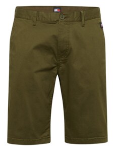 Tommy Jeans Chino kalhoty 'SCANTON' olivová