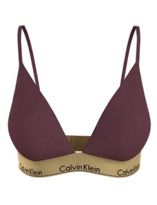 Calvin Klein bezkosticová podprsenka QF7787E Modern Cotton bordo