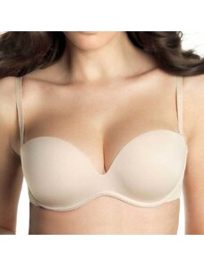 Dámská bezkosticová push-up podprsenka Wonderbra W030I tělová - Wonderbra  (Push-up - Podprsenky - Dámské)