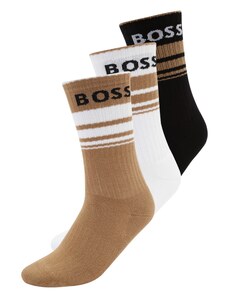 BOSS Black Ponožky umbra / černá / bílá