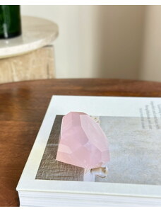 Gaia Crystal Růženín leštěný tvar diamant Brazílie AAA 194g