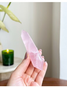 Gaia Crystal Růženín broušený vogel oboustranný Brazílie 80g