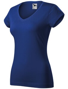Dámské tričko Malfini Fit V-neck královská modrá