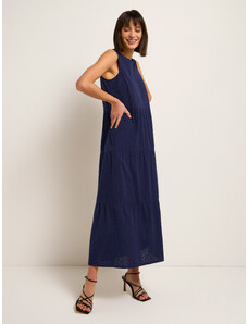 LANIUS Maxi dress with embroidery