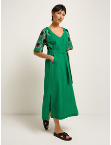 LANIUS Maxi dress with embroidery