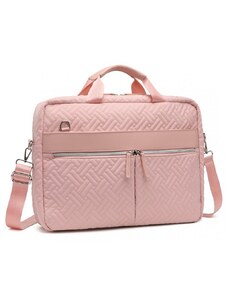 Konofactory Růžová elegantní cestovní taška přes rameno "Casual" - vel. M