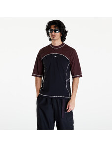 Reebok Ribbed Training T-Shirt UNISEX Bordeaux/ Black