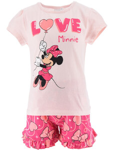 Dívčí pyžamo DISNEY MINNIE LOVE růžové