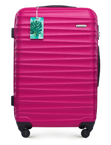 Střední kufr s visačkou Wittchen, růžová, ABS
