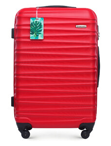 Střední kufr s visačkou Wittchen, červená, ABS