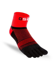 VIVOBAREFOOT OS2O ponožky TRAIL Black/Red - L