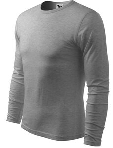 Pánské tričko s dlouhým rukávem Malfini Fit-T Long Sleeve tmavě šedý melír