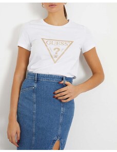 GUESS CN GOLD TRIANGLE TEE