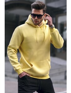 Madmext Men's Yellow Sweatshirt 5339