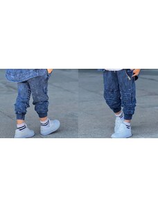 Iný Chlapecké soft jeans s prošitím / Modrá
