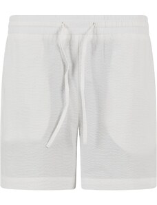 UC Ladies Dámské šortky Seersucker - bílé