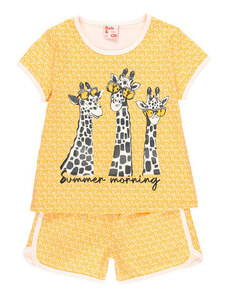 Žluté pyžamo žirafy Boboli