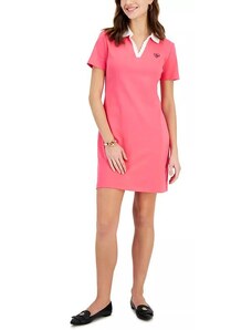 Tommy Hilfiger dámské šaty Short Polo růžové XS