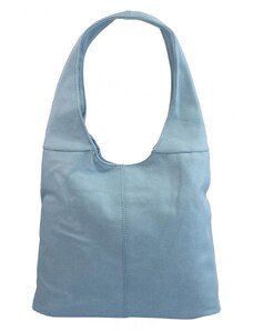 JGL (JUST GLAMOUR) Barebag Dámská shopper kabelka přes rameno světle modrá