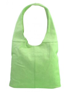 JGL (JUST GLAMOUR) Barebag Dámská shopper kabelka přes rameno světle zelená