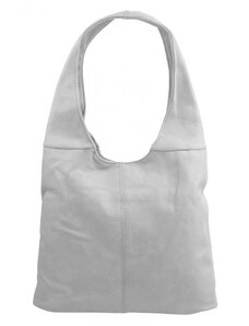 JGL (JUST GLAMOUR) Barebag Dámská shopper kabelka přes rameno světle šedá