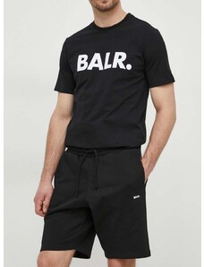 Bavlněné šortky BALR. černá barva, B1431 1062