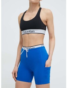 Tréninkové šortky Calvin Klein Performance s potiskem, high waist