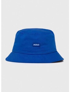 Bavlněná čepice Hugo Blue
