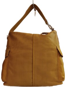Kožená dámská kabelka Gianni Conti - žlutá