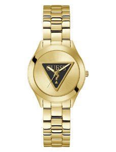 GUESS | Tri Plaque hodinky | Zlatá