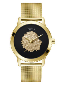 GUESS | Monarch hodinky | Černá;zlatá