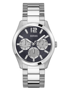 GUESS | Zen hodinky | Černá;stříbrná