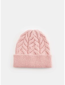 Sinsay - Čepice beanie - pastelová růžová