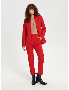Sinsay - Oblekové kalhoty - červená