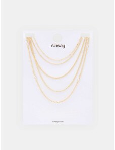 Sinsay - Náhrdelník - zlatá