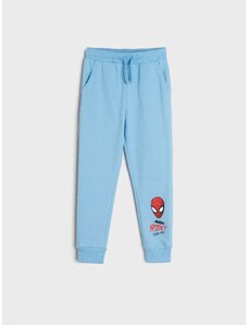 Sinsay - Tepláky jogger Spider-Man - světle modrá