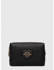 Kosmetická taška Love Moschino černá barva