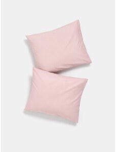 Sinsay - Povlaky na polštáře 2 balení - pastelová růžová