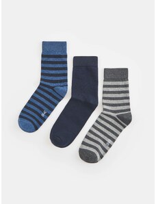 Sinsay - Sada 3 párů ponožek - černá
