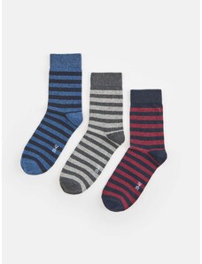 Sinsay - Sada 3 párů ponožek - černá