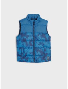 Sinsay - Prošívaná vesta - modrá