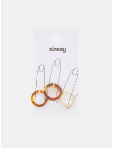 Sinsay - Sada 3 prstenů - zlatá
