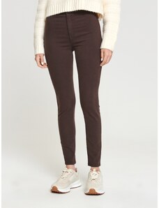 Sinsay - Džegíny skinny high waist - dark grey jeans